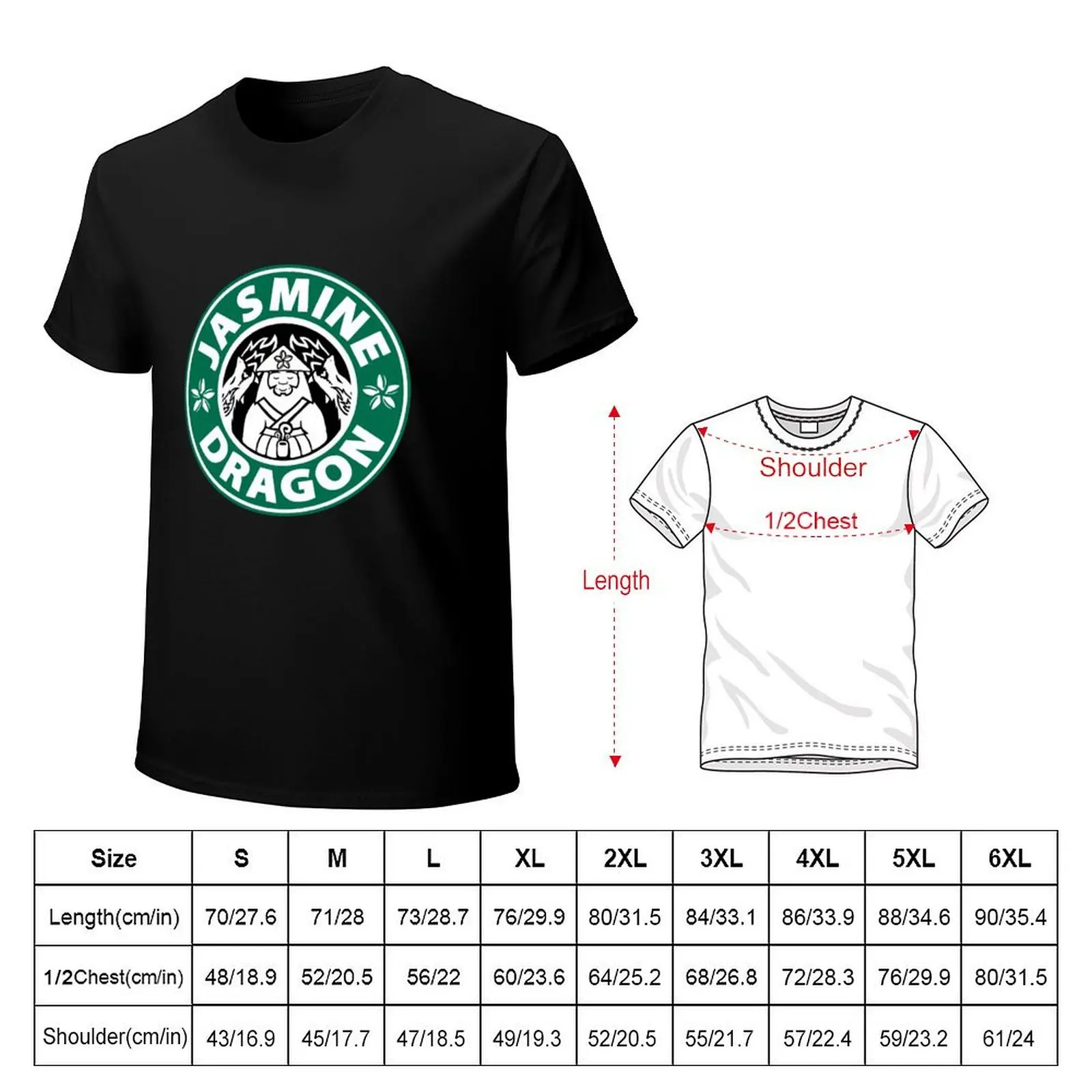 Jasmine Dragon Tea Shop T-Shirt Mechanic Work Tee Shirt