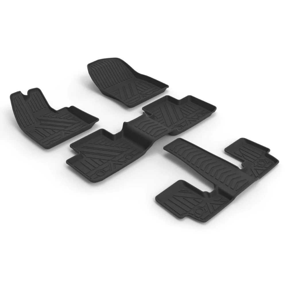 Car Floor Mats Set For LYNK&CO 09 2021 Waterproof Accessories Automovil Auto Interior Carpets 6 Seats Non-slip TPE Foot Pads Mat