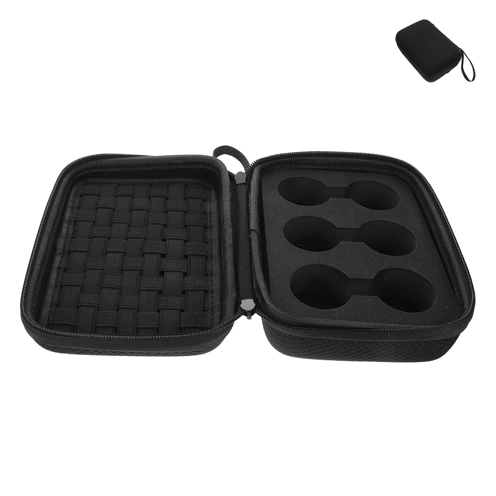 Golf Ball Storage Case Eva Organizer Compact Sturdy Heat-Pressed Design Protective Box Holds 6 Golf Balls Accessories for Travel