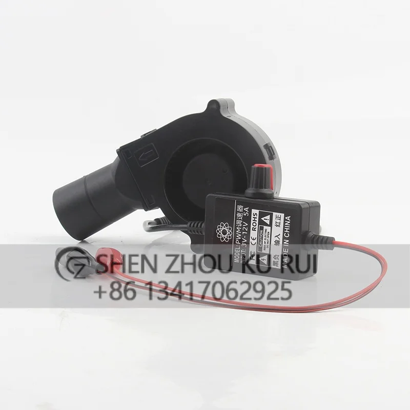 Factory Direct Supply CX7530B12L 7530 Low-noise Axial-flow Campfire Barbecue PWM Governor Turbine Blower Cooling Fan DC12V 0.36A