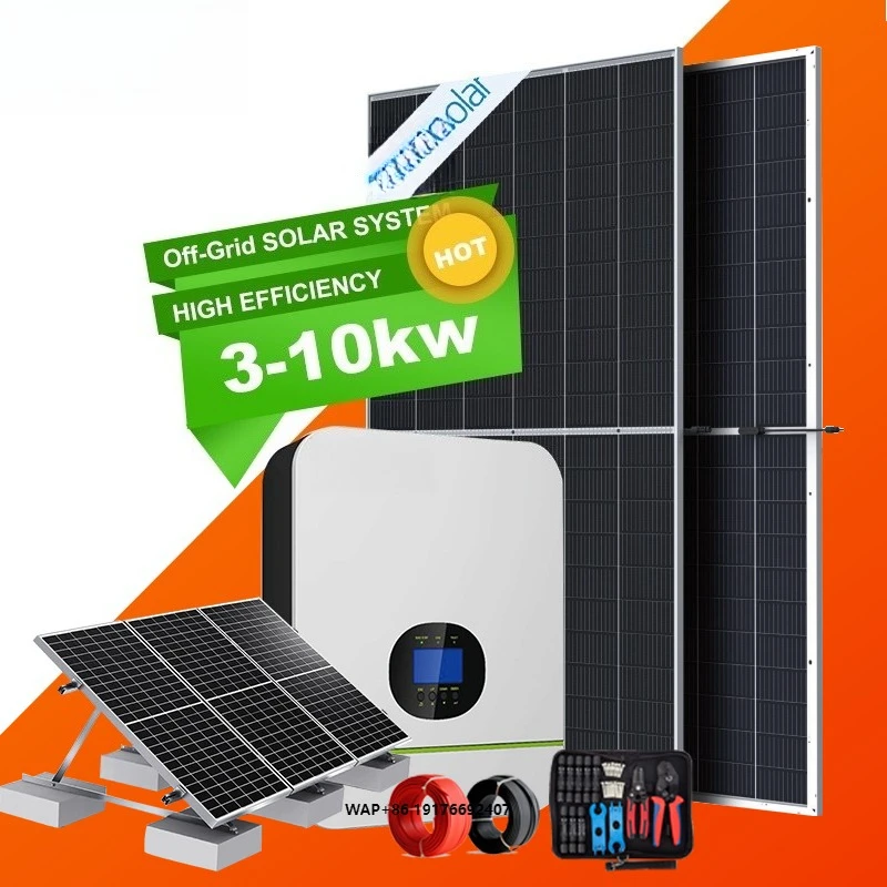 Off Grid Solar Power System With Grow Watt Inverter  Generation 15Kw Complete All in One Cost of the Systems for Homes an