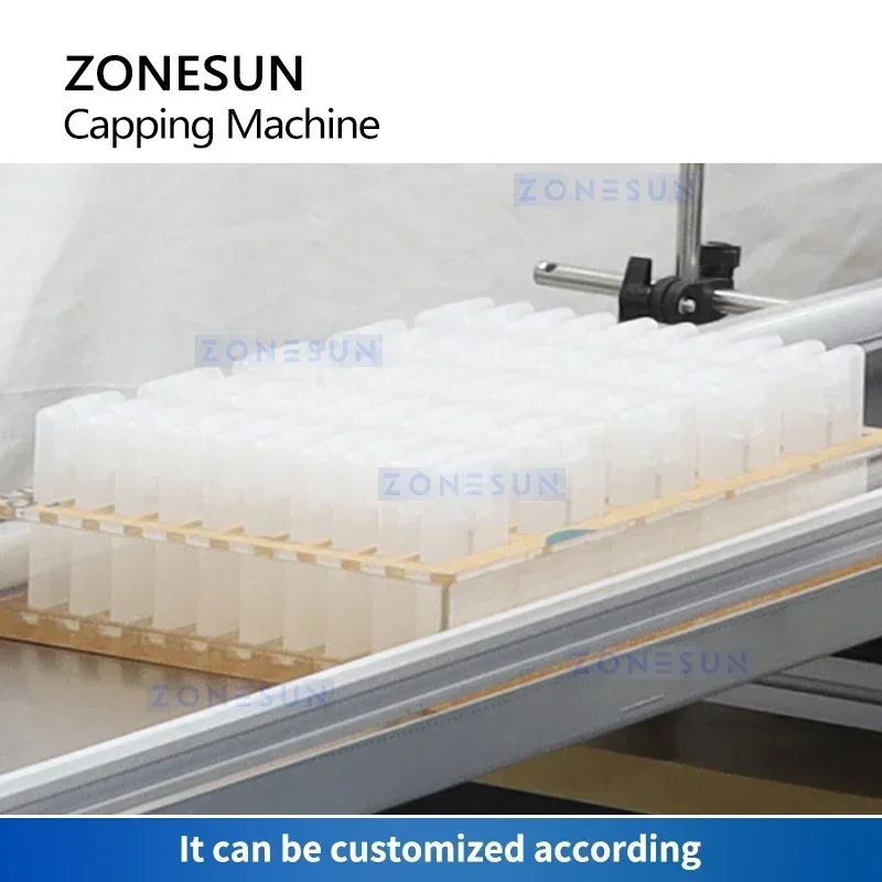 ZONESUN Automatic Cap Pressing Machine Bottle Capper Pocket Perfume Sealer Vial Corking Cork capping machine ZS-YG12