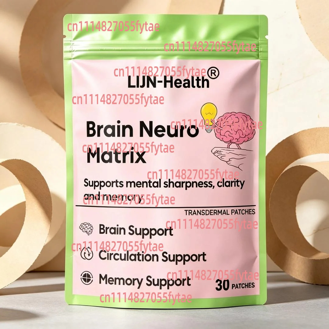 30 Patches Nootropic Vitamin Brain Matrix Transdermal Patches- Memory, Focus & Aging Support