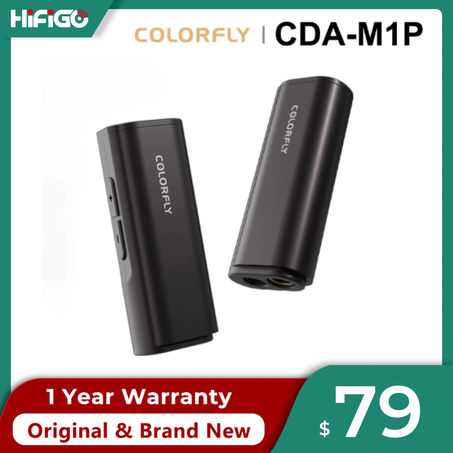 COLORFLY CDA-M1P Portable USB DAC/AMP Headphone Amplifier AK4493SEQ chip PCM768 DSD512 3.5+4.4mm Output