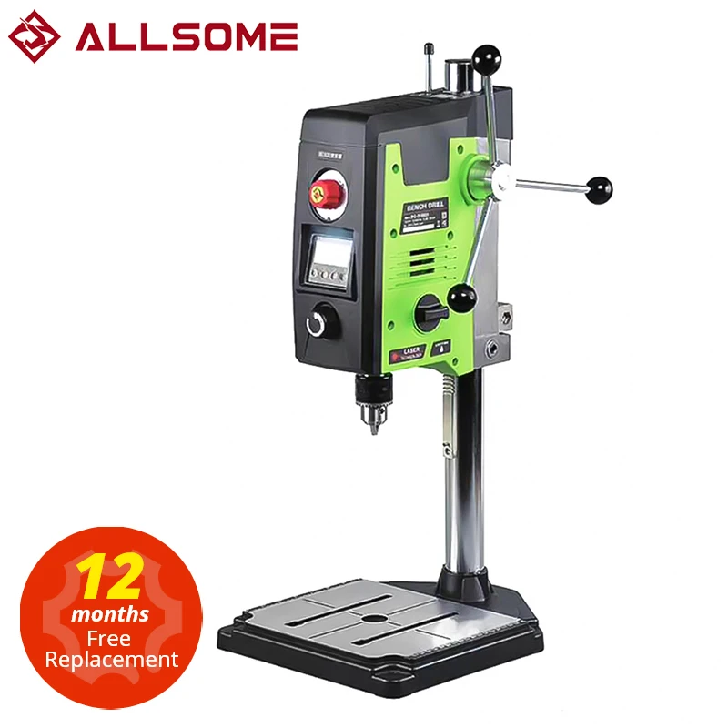 ALLSOME 6-Speed Benchtop Drill Press Drilling Machine