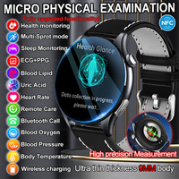 New Micro physical examination Smart Watch Lipids Uric Acid Accurate blood pressure Bluetooth Call Smart Watches Men For HUAWEI