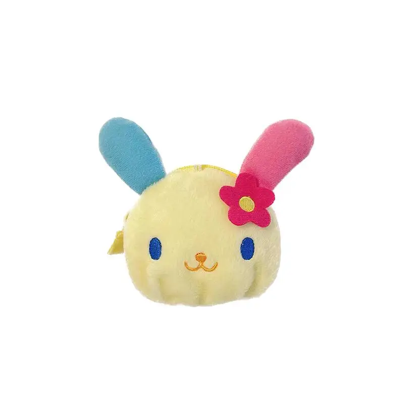 Usahana-Porte-monnaie en peluche pour filles, porte-clés mignon, accessoires de sac, collection de photos, dessin animé, figurines d'anime Kawaii, jouet modèle