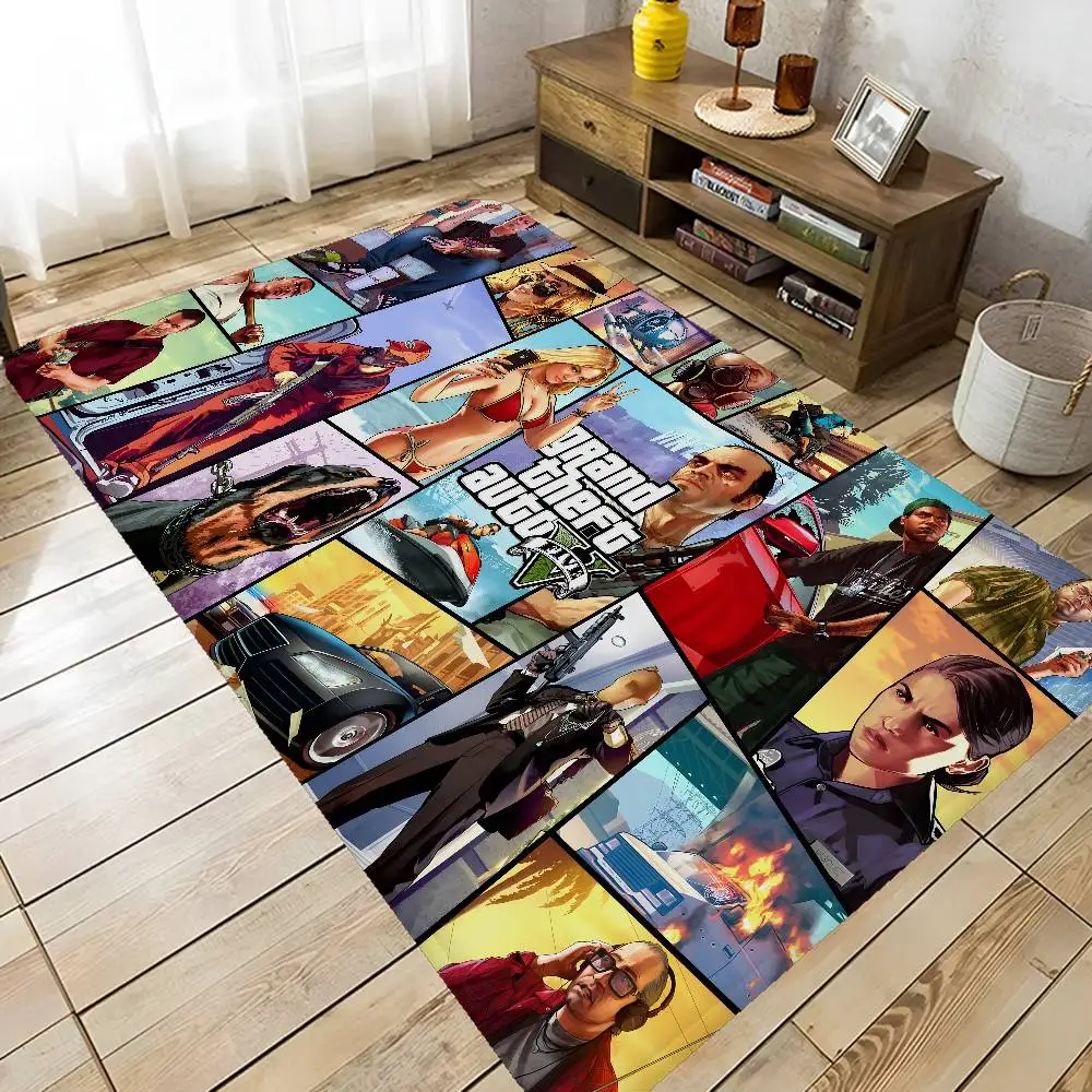 Gta5 سجادة باب على الطراز الشمالي لغرفة النوم وغرفة المعيشة ممسحة شرفة منزلية مضادة للانزلاق Alfombra #6