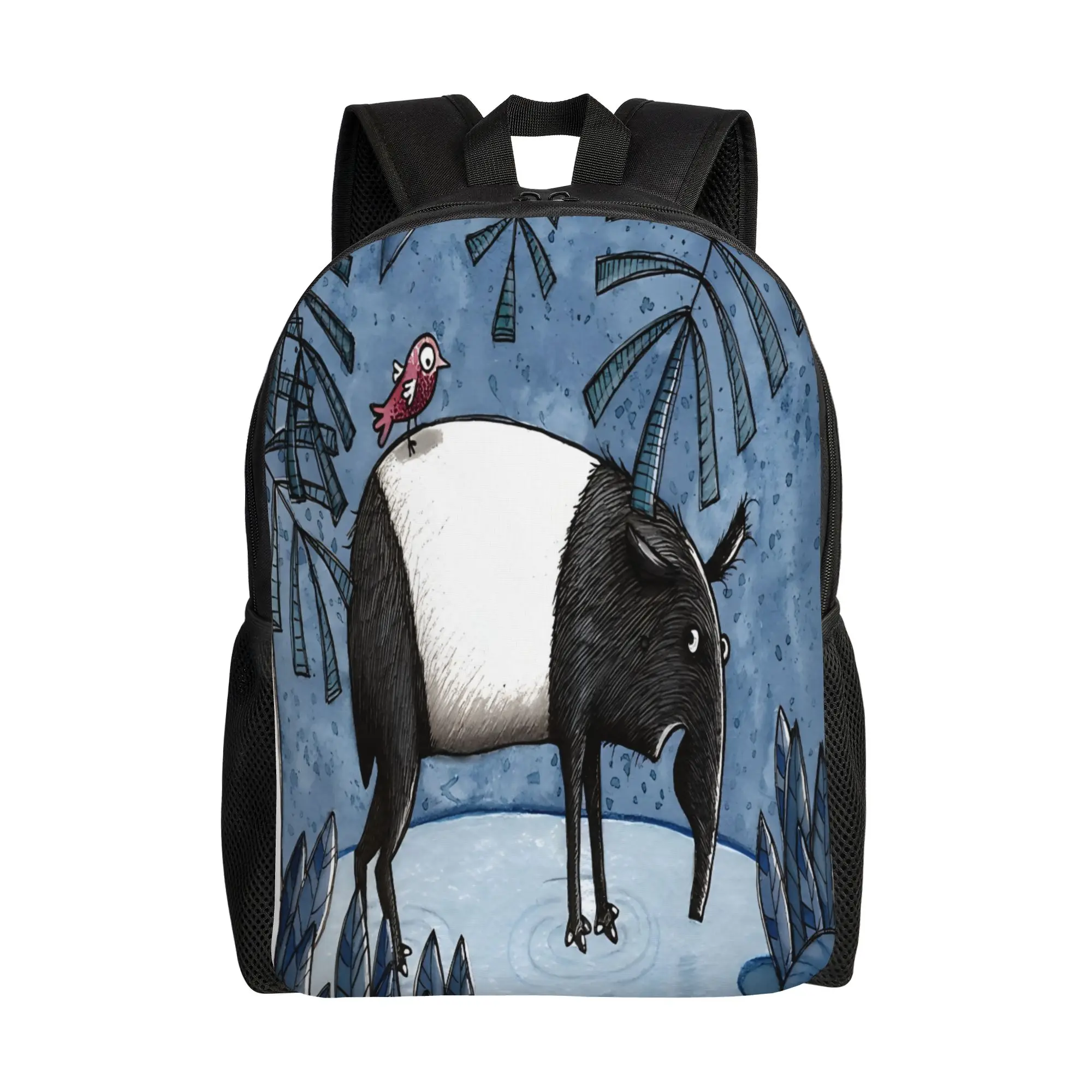 Back to school season Welcome To The Jungle   Tapir   Schabrackentapir 1 Bookbag  Male Lady Daily Backpack