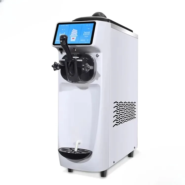 Desktop Soft Clothing Portable Ice Cream Machine Ice Cream Maker 220v Small Mini Soft Home Ice Cream Machine