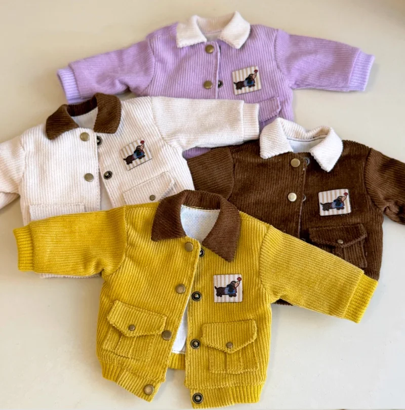

BJD doll clothes - suitable for 1/6 size retro corduroy top and coat - doll accessories