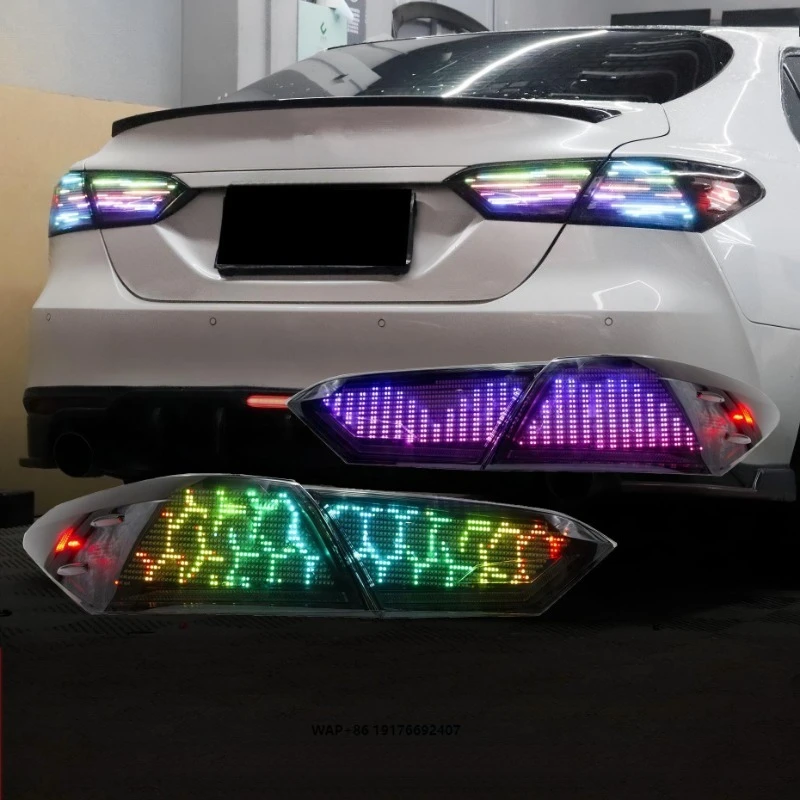 New 12V Digital Tail Lamp Assembly for 8th-Gen for (2018-2023) LED DRL Retrofit/Upgrade with Sequential Turn Signal
