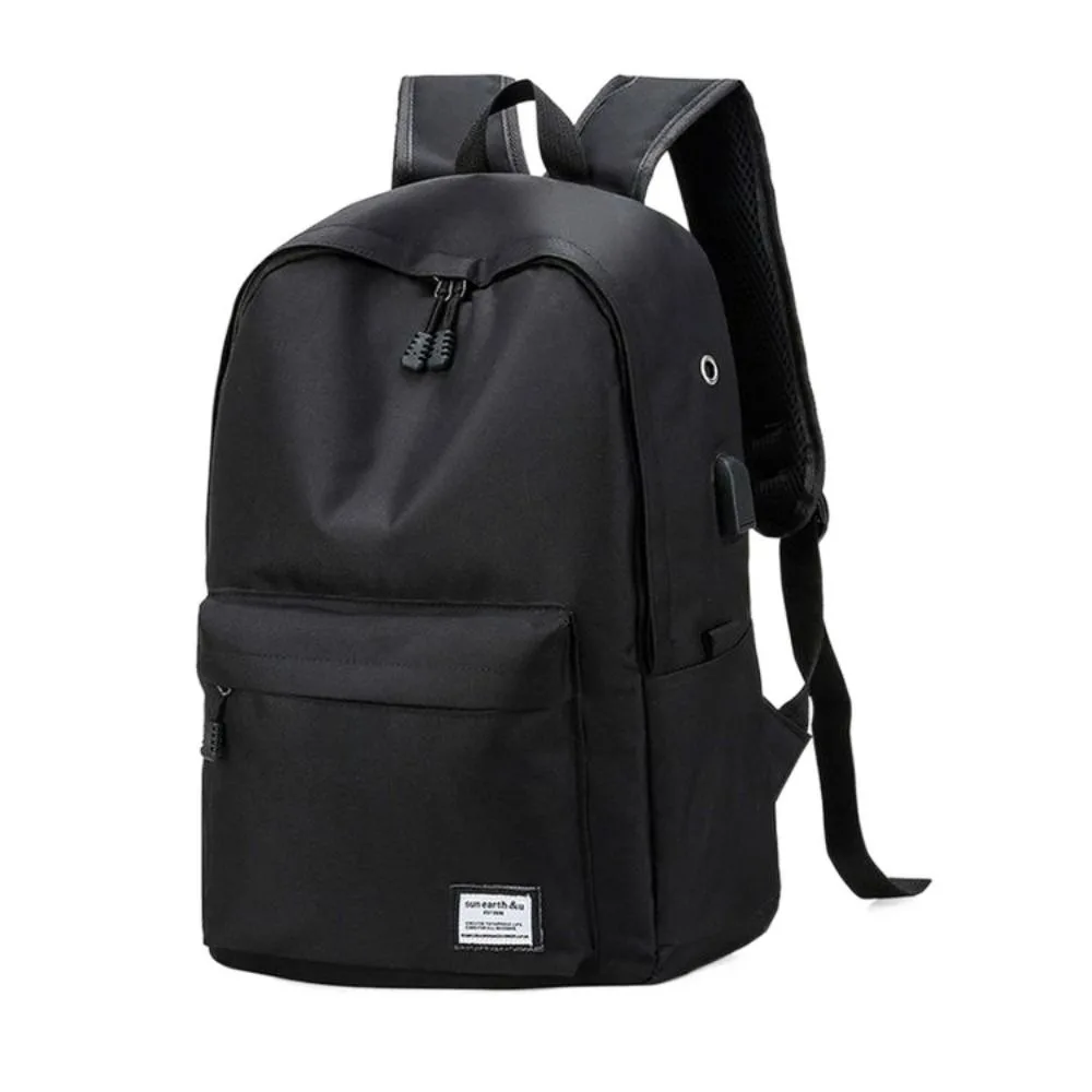 Casual Oxford Cloth Men's Backpack Waterproof Large Capacity Students School Bag All-match Laptop Bag Simple Shoulder Bag Travel