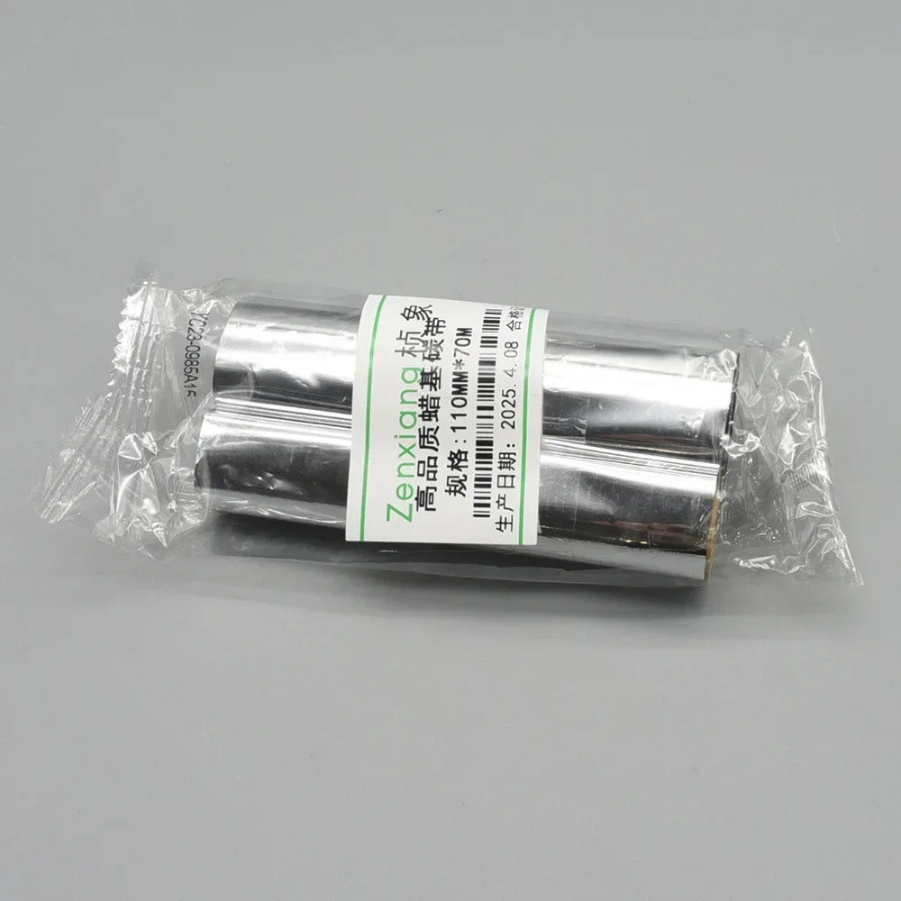 2pc 110mm70m RESIN-ENHANCED WAX for GK888t 888TT GK420t TLP2844 Printer ribbon brand new with good quality