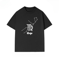 2025 Summer Zodiac Signs Leo Libra Sagittarius Gemini Printed Short-sleeved T-shirts for Men and Women on The Street