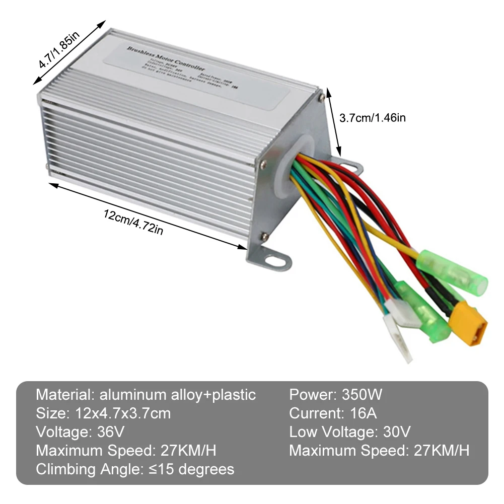 1PC 36V 350W Controller per Scooter elettrico Brushless 27 km/h Controller motore accessorio per Scooter elettrico per Scooter Xiaomi M365