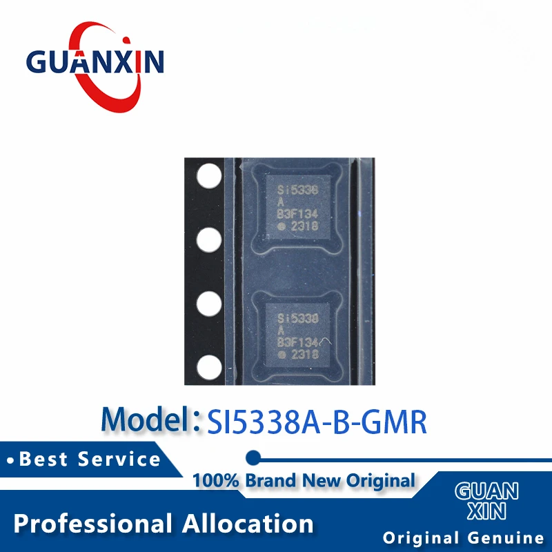 

100% New SI5338A-B-GMR QFN-24 Marking SI5338A SI5338