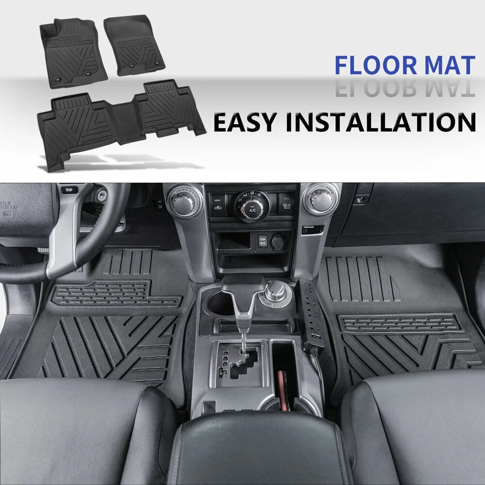 Cargo Liners Trunk Mats Floor Mats For 2010-24 Toyota 4Runner (W/ Sliding Tray) United States