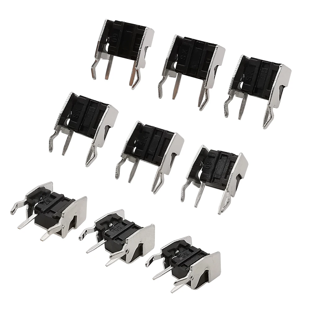 50Pcs 6x6x4.3~10mm Panel PCB Momentary Tactile Tact Push Button Switch Micro Switch Right Angle With Stent