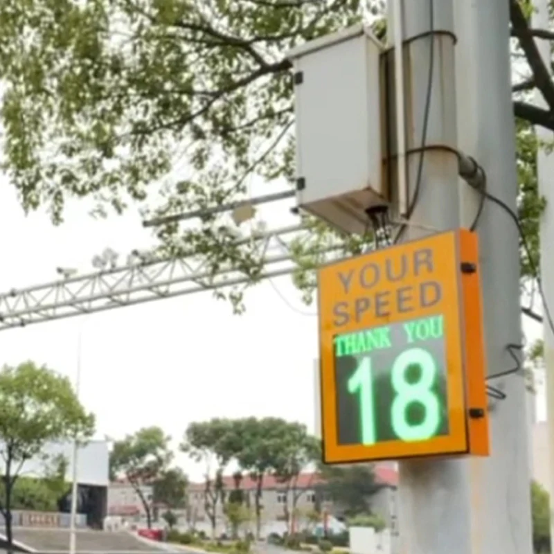 

Vehicle Speed Display Sign CE Certified Digital Radar Speed Display Sign Variable Message Sign