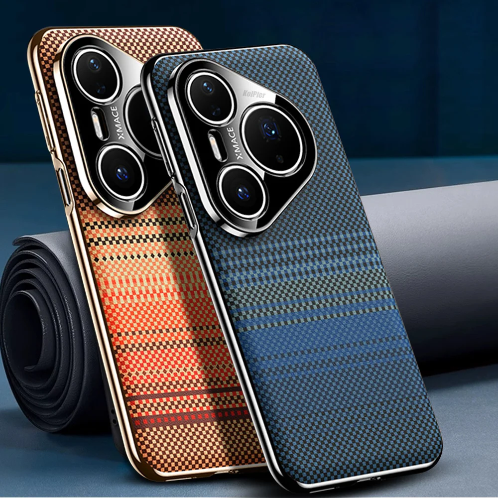 

Кожаный чехол для HUAWEI PURA 80 70 PRO PURA80 ULTRA, роскошная 3D текстура, тонкий мягкий чехол с краем, универсальная защита