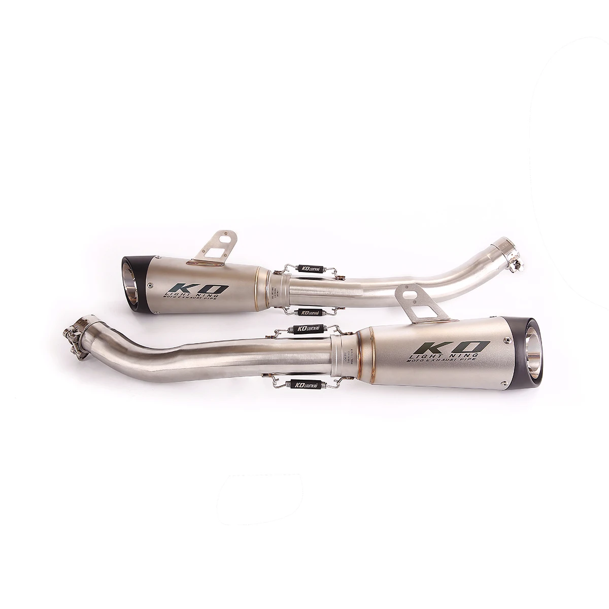Motorcycle Exhaust Tail Tube Mufflers Rear Escape For Kawasaki Z1000 2003-2006 Connnect 51mm Mid Link Pipe Stainless Steel