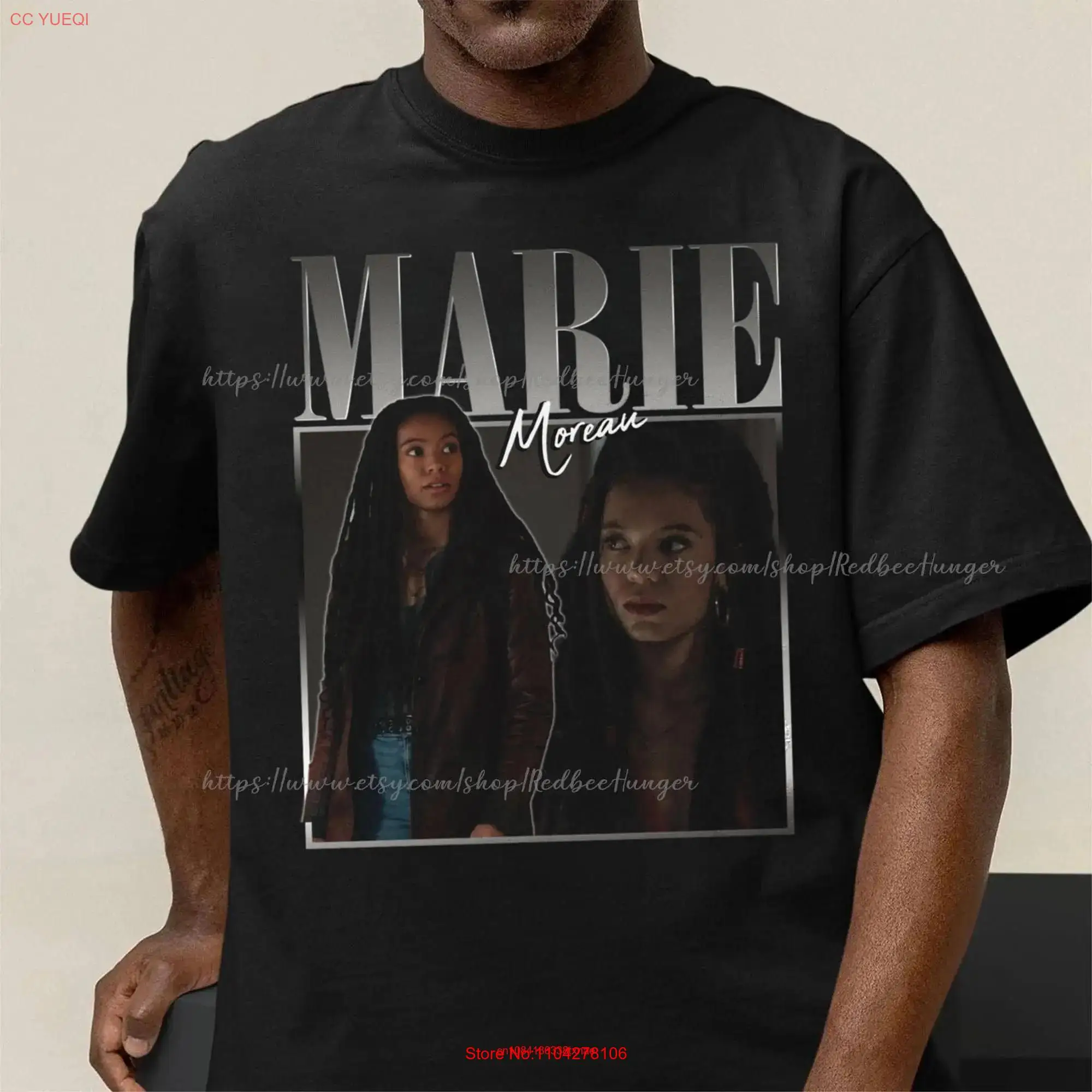 Marie Moreau Gen V Vintage Style T Shirt The Boys Spin Off Movie Homage long or short sleeves