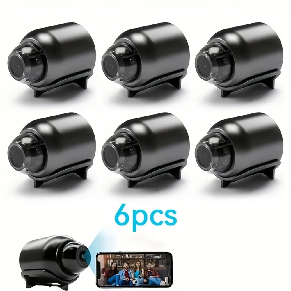 Mini 1080P Wireless Security Camera – Night Vision & Motion Alerts | Discreet Indoor Surveillance for Home, Office & Travel