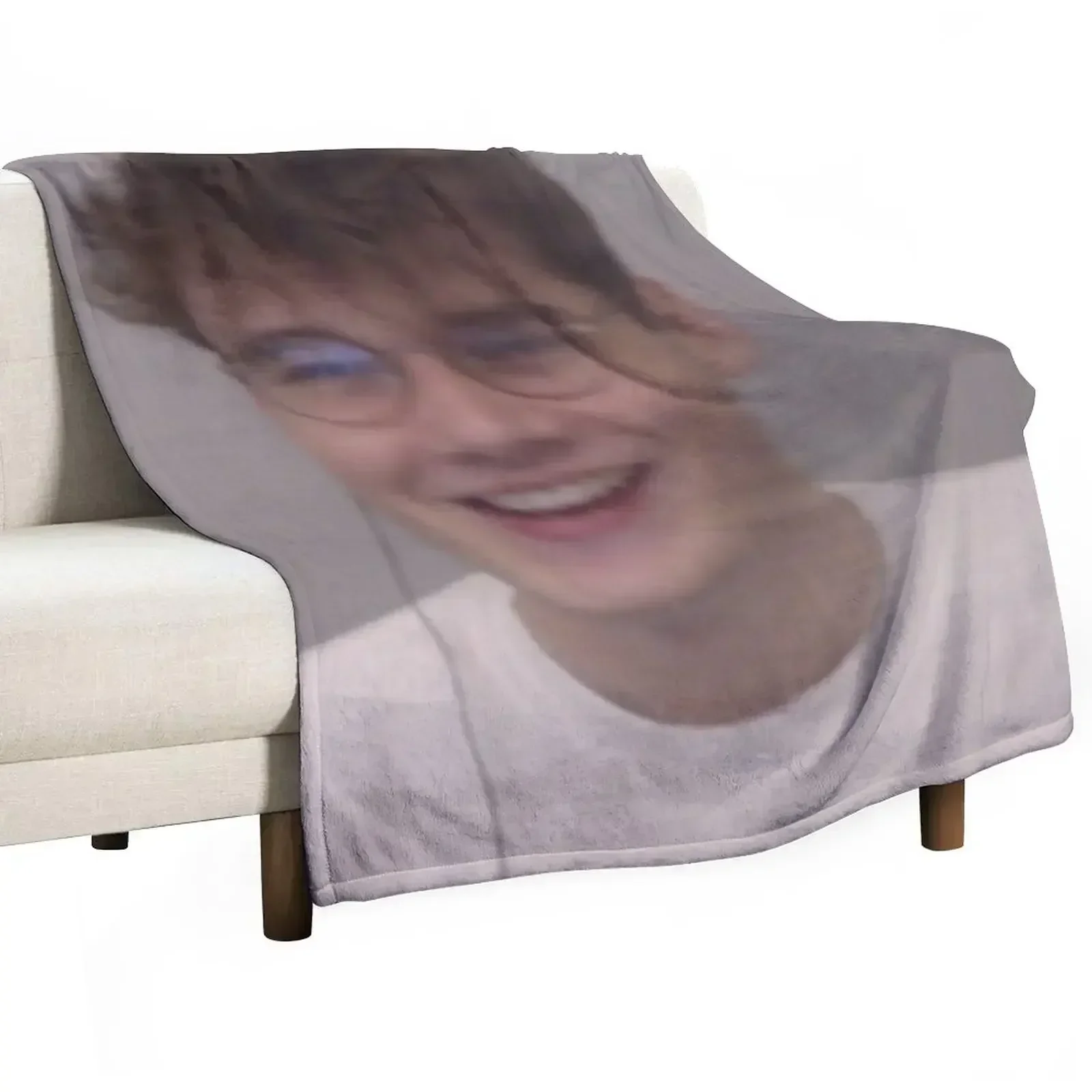 

Wilbur Soot Throw Blanket Soft Solid Color Blanket for Couch Bed