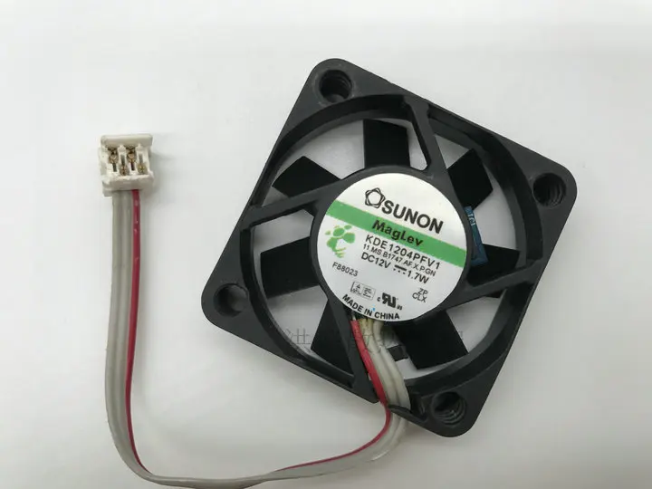 

40mm 4cm KDE1204PFV1 4010 DC12V 1.7W Cooling Fan for Sunon 3-wire Cooler 3Pin Mini Fans Repair Part