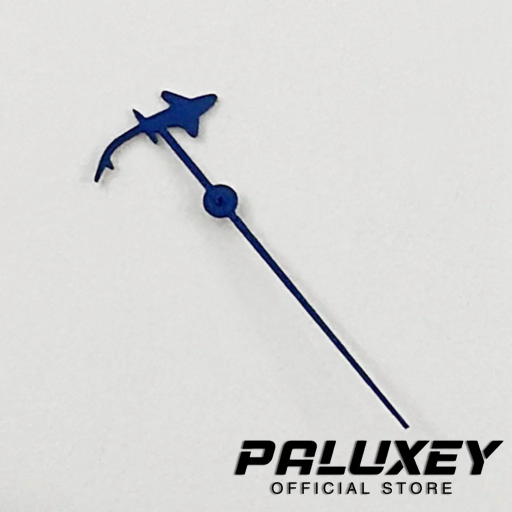 Shark Second Hands Silver Red Blue Green Black Orange Hands 12.5MM Fit NH35 NH36 NH38 NH39 NH70 NH72 Movement Replacement Parts