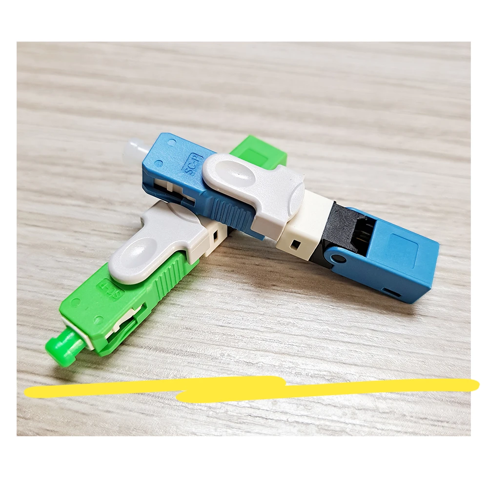 FTTH ESC250D APC UPC Single-Mode Fiber Optic SC APC UPC Quick Fast Field Assembly Connector For Drop Cable Cheap And Affordable