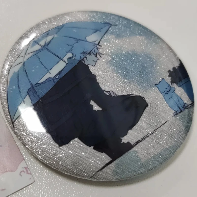 Satoru Gojo Badge Jujutsu Kaisen อะนิเมะดูดีเสื้อผ้าที่ละเอียดอ่อนเข็มกลัดกระเป๋านักเรียนแขวนตกแต่งตกแต่ง