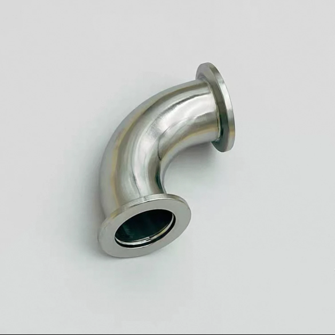 

KF16, KF25, KF40, KF50, коленчатый вакуумный фланцевый адаптер KF, вакуумный колено KF, коленчатый фланцевый разъем, нержавеющая сталь 304.