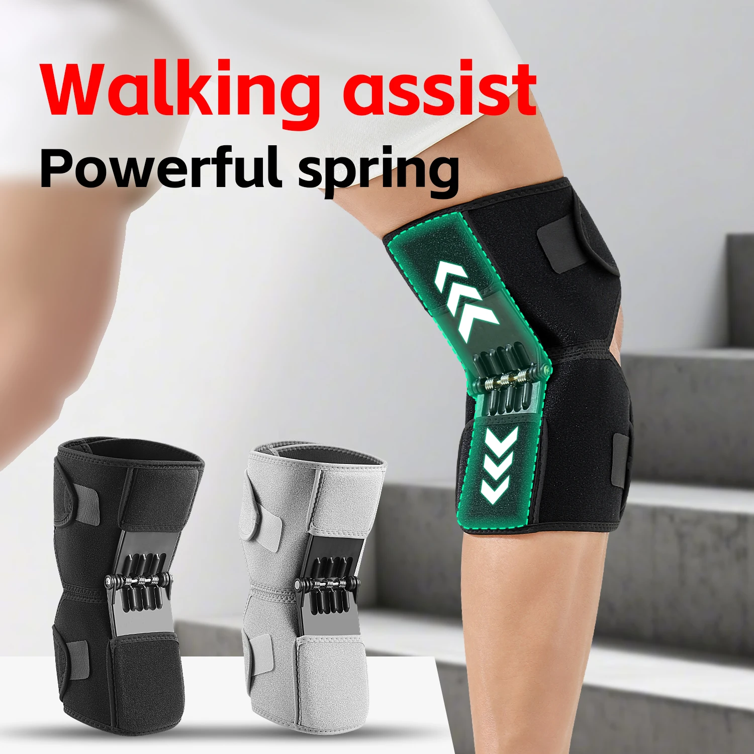 Kniegelenk-Booster Bergsteiger-Schutz Sportliche Unterstützung für Senioren Fitness Gehen Klettern Patella-Knieschutz