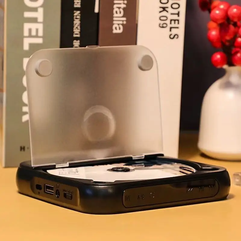 Reproductor de CD creativo, reproductor de discos, Altavoz Bluetooth, reproductor de CD Retro, paquete de regalo