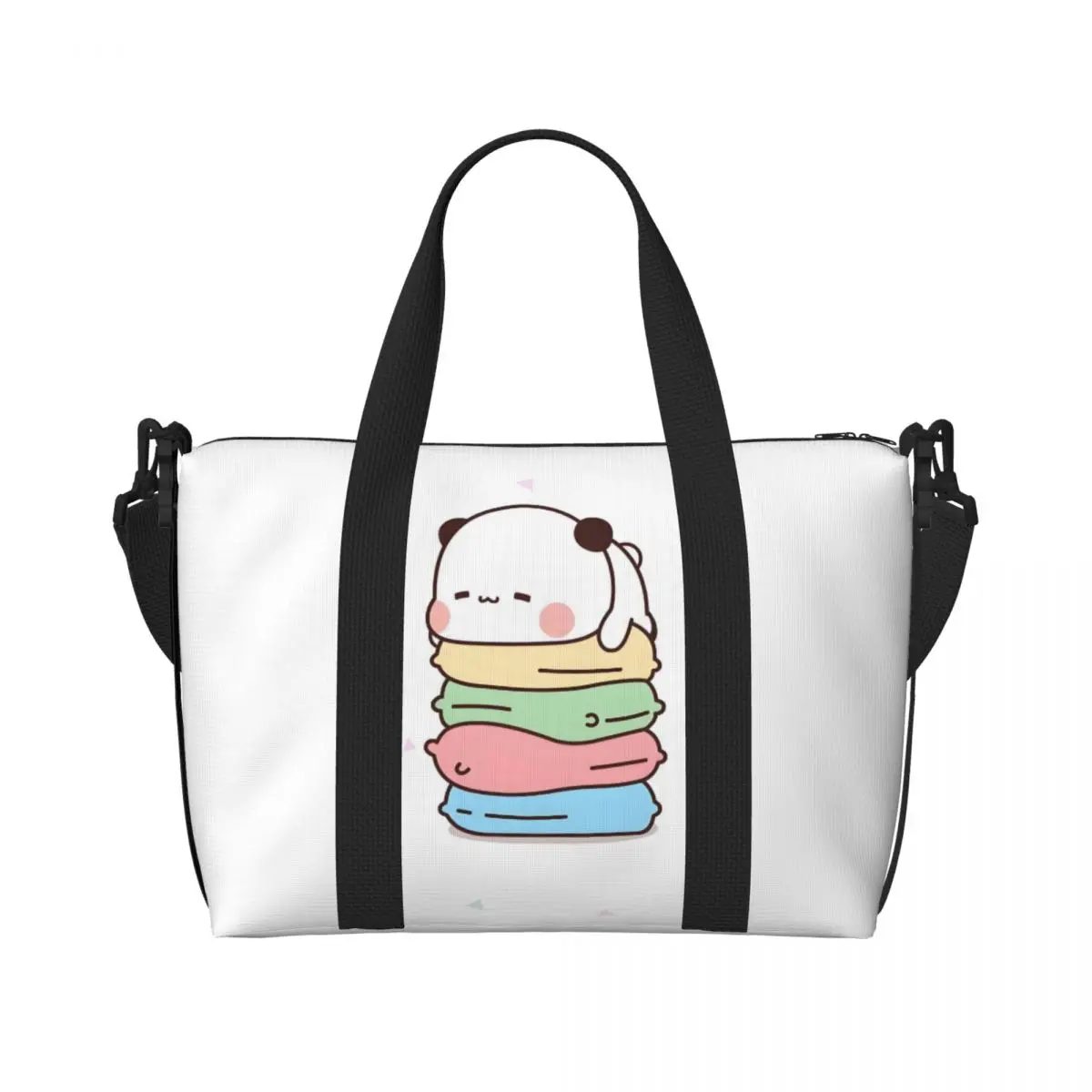 

Пользовательские Bubu Dudu продуктовая сумка-тоут для покупок женские большие вместительные анимационные пляжные дорожные сумки для спортзала