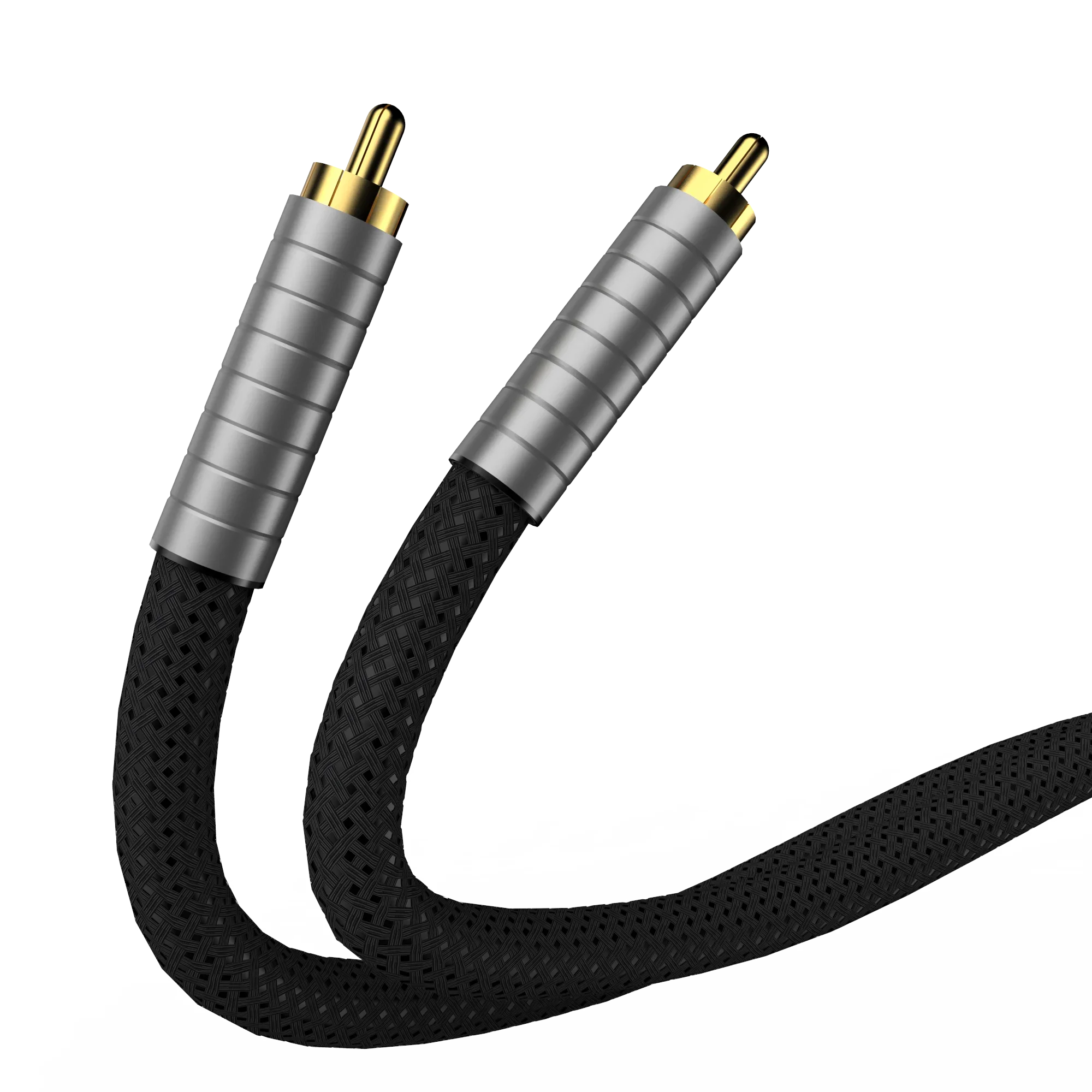 Audiocrast DG01AG كابل الصوت المحوري الفضي النقي 75 Ω كابل مضخم الصوت الناتج SPDIF فك التشفير الرقمي مكبر كهربائي 75ohm