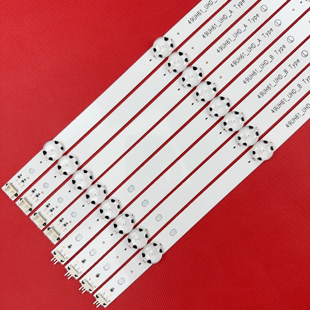 شريط إضاءة خلفي LED للتلفزيون 49UH610V 49UH603V 49UH601V 49UH620V 49UH6100 49UH61_UHD_A B NC490DGE ABEX1 ABEX2 ABEX3 ABEX4 ABEX5
