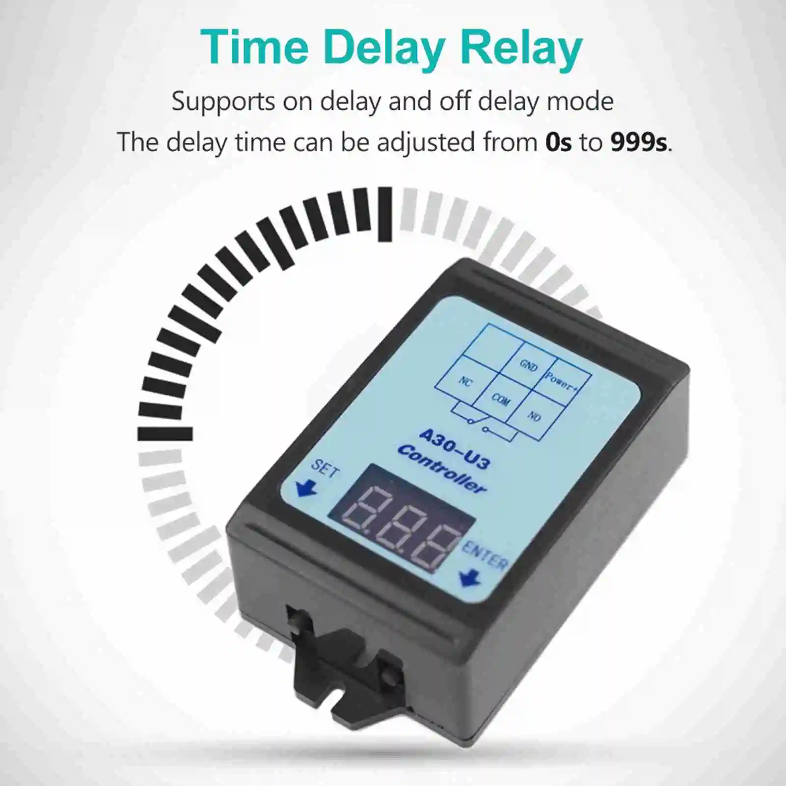 DC 6-80V Voltage Monitoring Relay Time Delay Relay Charging Discharge Controller Module Undervoltage Overvoltage Protection Rela