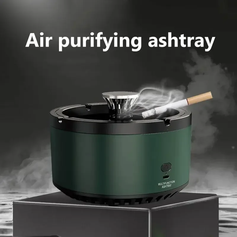 Anion Air Purification Ashtray Smart Home Smoke-Proof Air Purifier Smoke Removal Filter Negative Ion Purifier