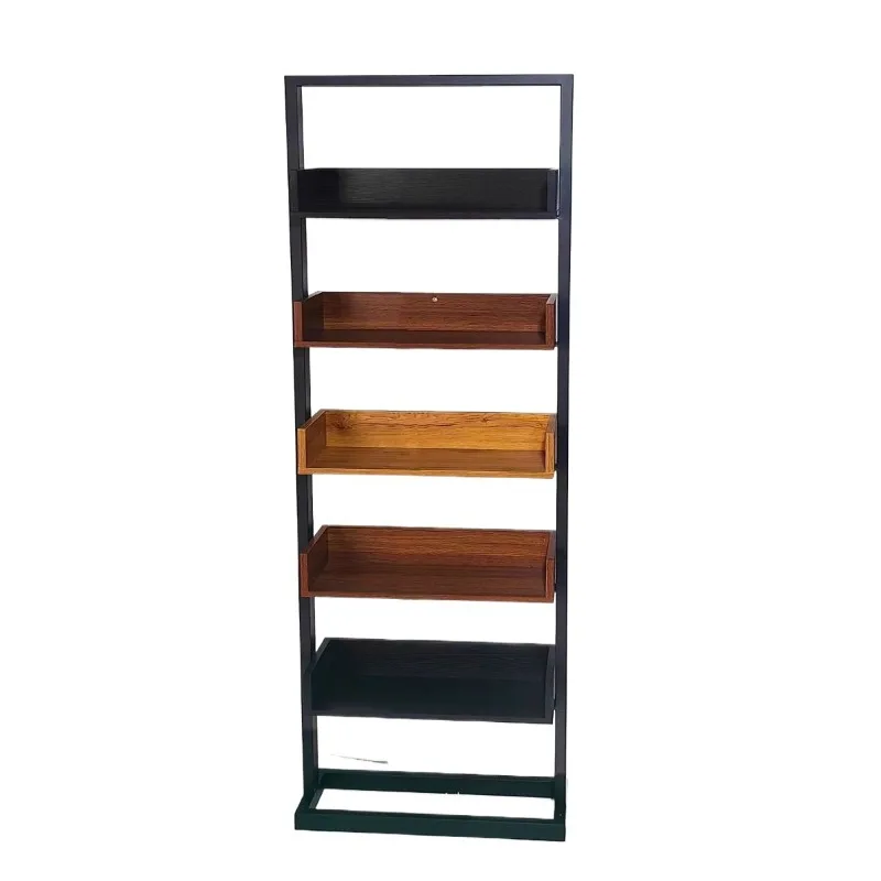 Narrow bookshelf 20 cm narrow slit bookcase, color storage rack, student-painted bookshelf I-shaped