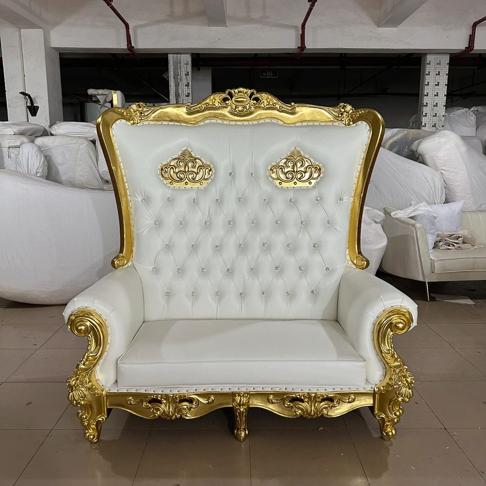 

Wholesale wooden white cheap king throne chair rental chairs high back luxury for wedding used