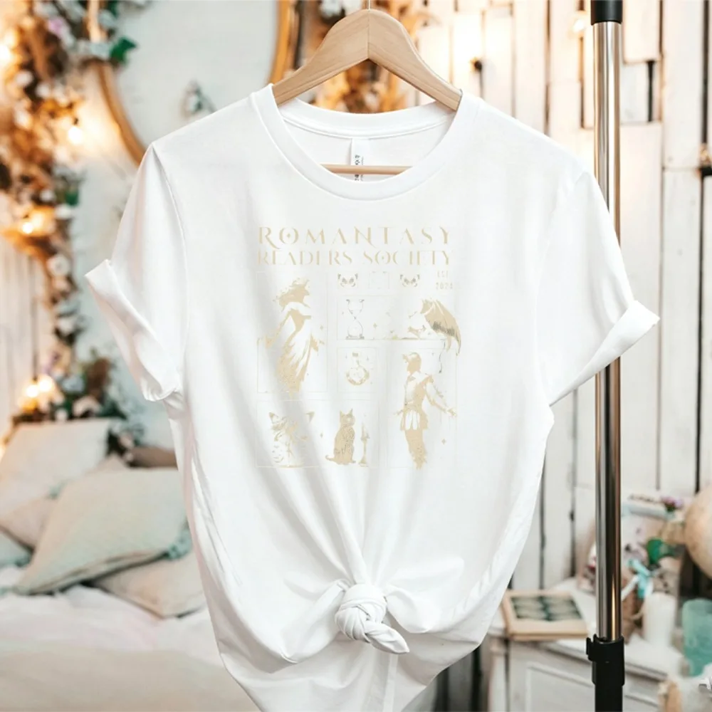Romantasy Light Academia Shirt Fairy Grunge Tshirt Forbidden Romance Bookish Gift For Women Men Relaxed Fit Crew Neck Fantasy Re