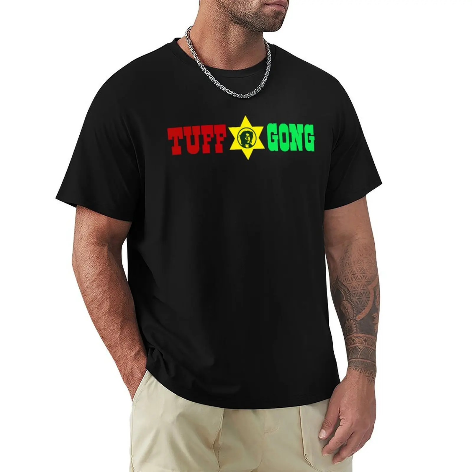 

Gong T-Shirt kawaii clothes graphic tee shirt slim fit t shirts for men
