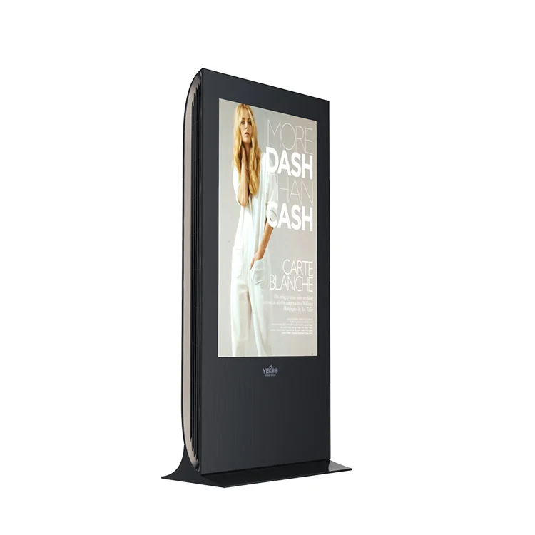 شاشة LCD عمودية مقاس 75 بوصة، مشغل إعلانات، شاشة LCD، لافتات رقمية