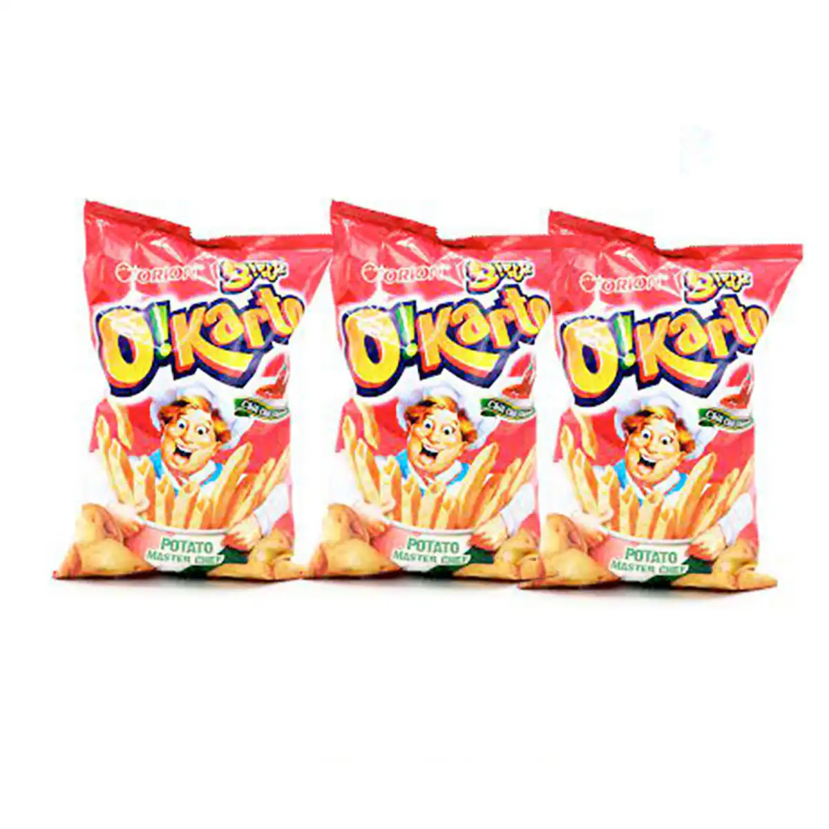 Orion Spicy Flavored  Potato Chips 115g X3Pack