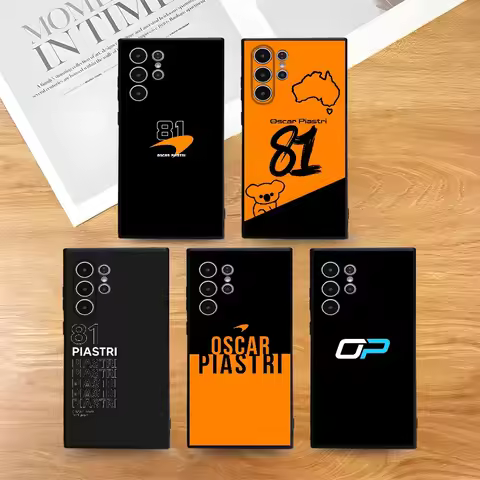 F1 Racing 81 0-Oscar P-Piastri Phone Case for Samsung S series s21 s22 s23 s24 s25 FE Plus Ultra TPU Soft to Skin-friendly case