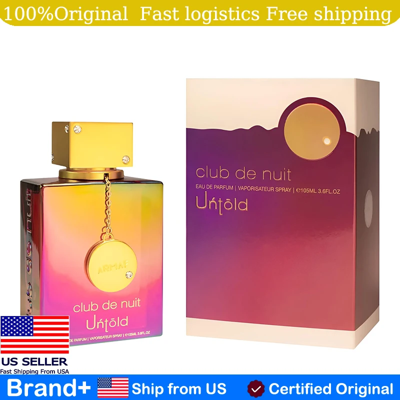 

Armaf Club De Nuit Untold for Men Eau De Parfum Spray, 3.6 Ounce Arabian Long Lasting Fragrance Cologne Hair and Body Spray