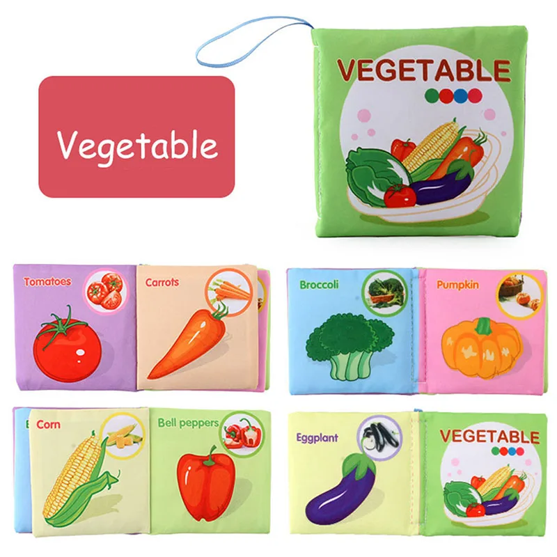 Baby Frühförderungsspielzeug Schwanz-Stoffbuch Puzzle Eltern-Kind-Interaktives Geräuschpapier Aktivitätsspielzeug für Säuglinge